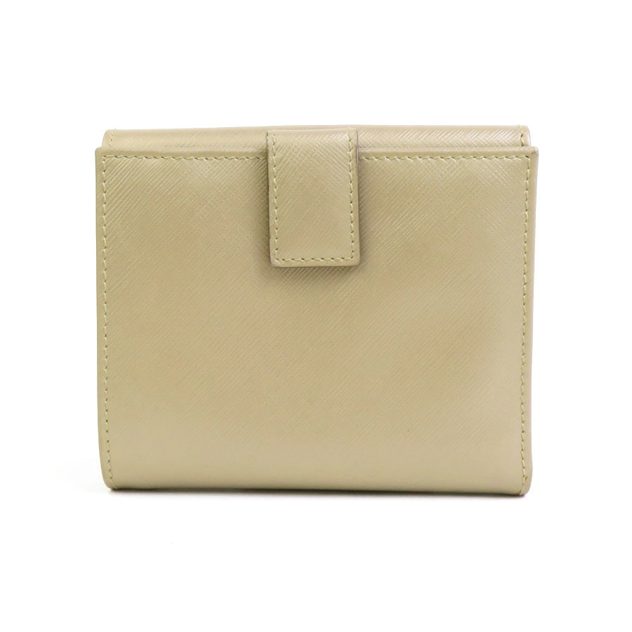 Salvatore Ferragamo Gold Bi Leather Wallet Gancini Fold Silver